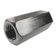 Metric Coarse Hexagon Allthread Coupling Connector 3D Stainless-Steel-A1 DIN6334