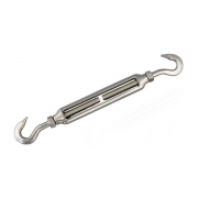Metric Coarse Turnbuckle with Two Hook Bolts Steel DIN1480HH