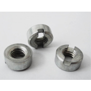 Metric Coarse Round Two Slot Nut Steel DIN546