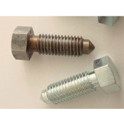 Metric Coarse Hexagon Head Bolt with Short Dog and Cone Point Stainless-Steel-A2 DIN564B