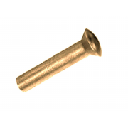 Metric Mushroom Head Solid Rivet Brass DIN662