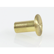 Metric Solid Flat Head Rivet Brass DIN7338A