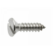 Inch Slotted Countersunk Head Self Tapping Screw AB Case Hardened Steel BS4174