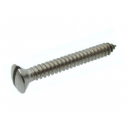 Metric Slotted Raised Countersunk Head Self Tapping Screw AB Case Hardened Steel DIN7973C