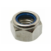 Metric Coarse Nylon Insert Self Locking Nut Thick Type P Stainless-Steel-A2 DIN982