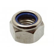 Metric Coarse Nylon Insert Self Locking Nut Regular Type T Stainless-Steel-A2 DIN985