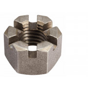 UNC Slotted Hexagon Thick Nut Steel BS1768 T3TH