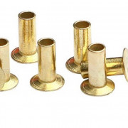 Inch Countersunk Semi Tubular Rivets Brass BS3575