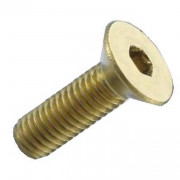 Metric Coarse Socket Countersunk Screw Brass DIN7991