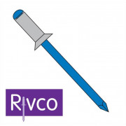 Rivco Blind Rivet Countersunk Head Aluminium Body Steel Mandrel AKS