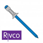 Rivco Multigrip Rivet Countersunk Head Aluminium Body Steel Mandrel AKM